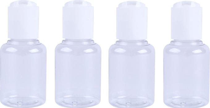 Sundaze Reisflesjes Transparant 8,5 Cm 4 Stuks