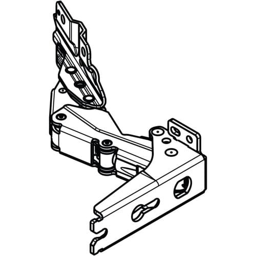 AEG scharnier, boven rechts, onderaan links, hettich,SOFT CLOSING 140172300018
