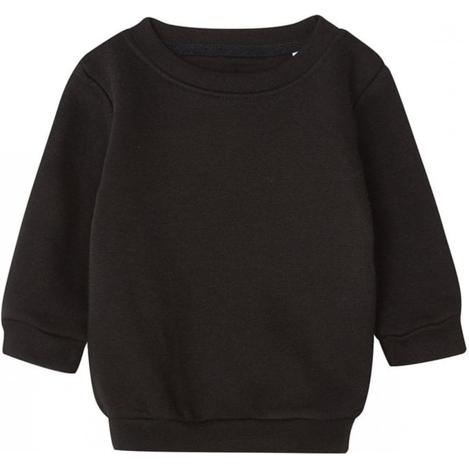 Babybugz Baby Essentieel Effen Sweatshirt (Zwart)