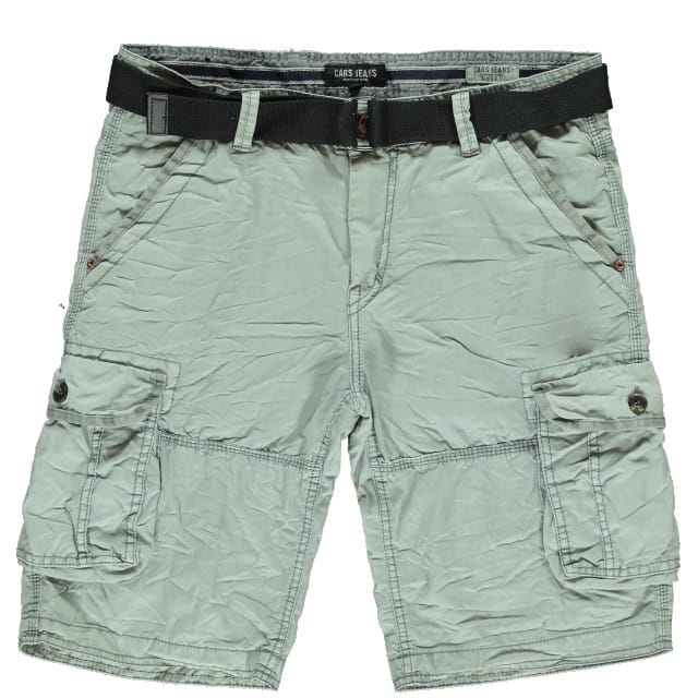 Cars Jeans Short Durras Heren Broek - Stone Grey - Maat M