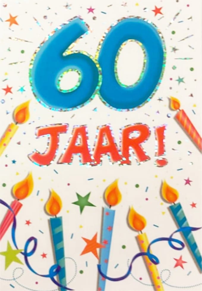 Verjaardagskaart - That Funny Age - 60 jaar - Met Envelop - Per stuk