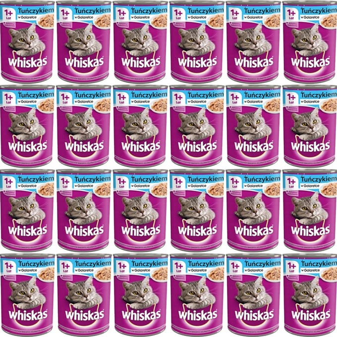 Whiskas - Volwassen Kattenvoer - Tonijn - In Gelei