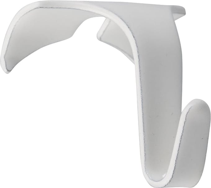STAS kantlathaak - scheidingwandhaak - windsor (10 stuks) - Wit