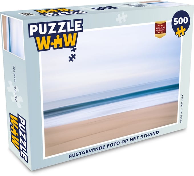 Puzzel Rustgevende foto op het strand - Legpuzzel - Puzzel 500 stukjes