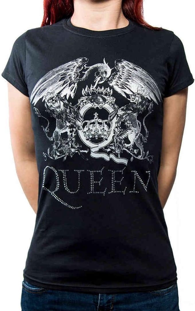 Queen Dames Tshirt -XL- Logo Zwart