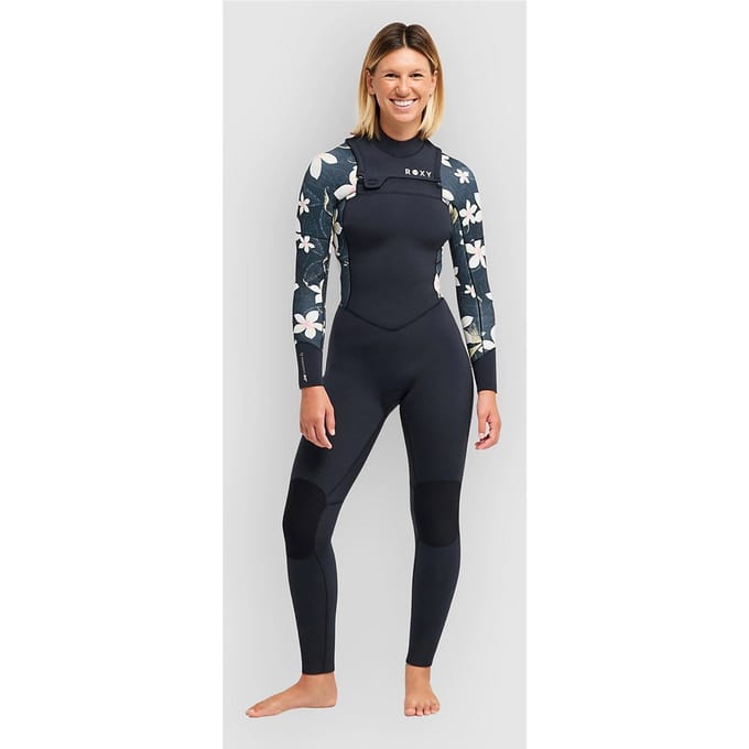 Roxy 4/3 Swell Natural Front Zip Wetsuit patroon