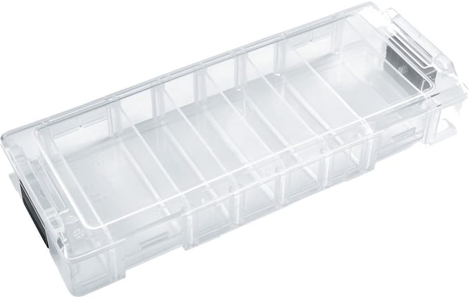 Bosch Professional L-Boxx Micro 1600A025A2 Gereedschapsbox Polypropyleen Transparant (l x b x h) 106 x 259 x 42 mm