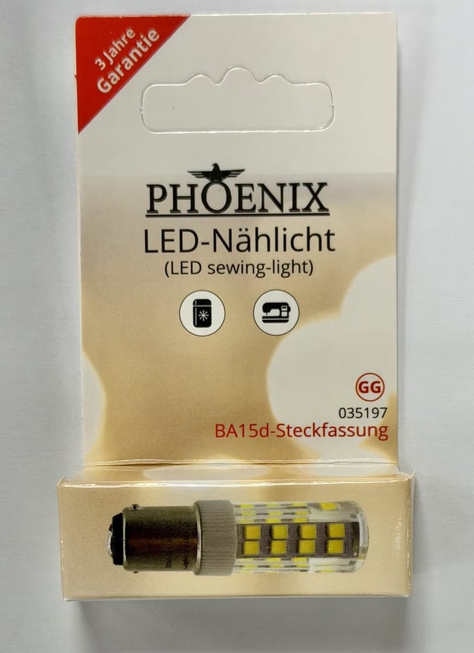 LED lamp - Bajonet fitting - 3,5W - 3000K - 1 stuk voor o.a. naaimachine