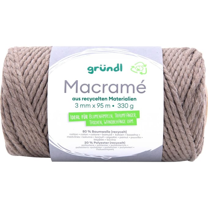 Gründl katoenen koord "Macramé", 3 mm - Kleur 05