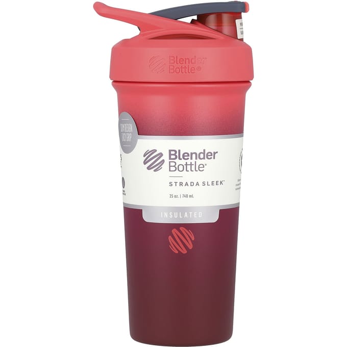 Strada Sleek™, Geïsoleerd Roestvrij Staal, Sangria, 740 ml (25 Oz) pink