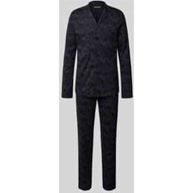 Schiesser – Fine Interlock – Pyjama – 183176 – Charbon – Maat L