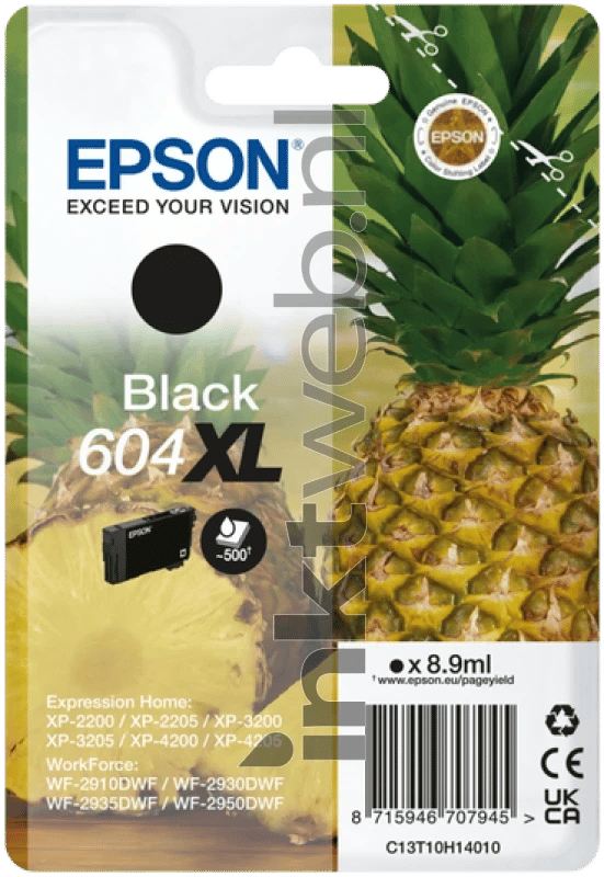 Epson Inktcartridge 604XL (C13T10H14010) Zwart Hoge capaciteit