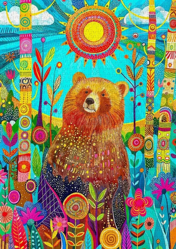Enjoy Puzzle legpuzzel Hibernation Ends 1000 stukjes dieren.
