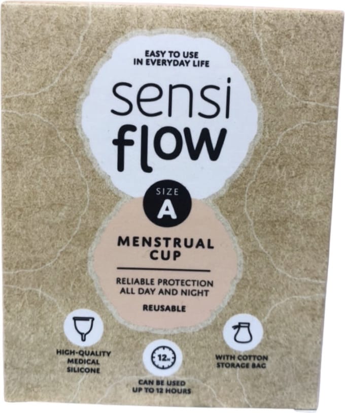 Menstrual cup size A met bijhorende zakje erbij