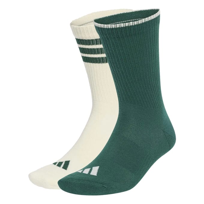 Adidas Stadium Graphic Crewsokken 2 Paren Groen,Wit EU 34-36