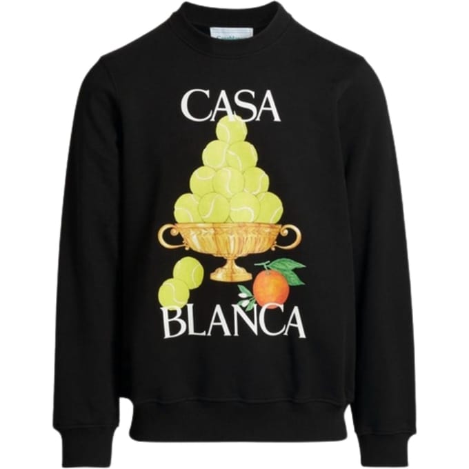 Casablanca La Corbeille D'oranges Zwart Sweatshirt