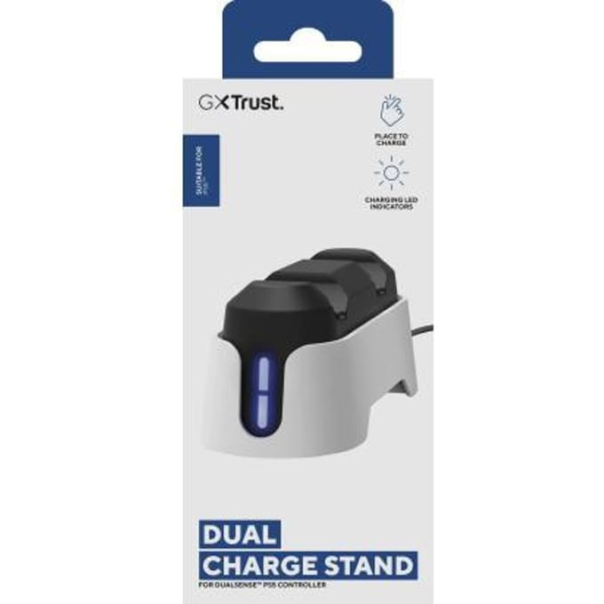Trust GXT228 Dual Charging Dock - Wired - Sony PlayStation 5