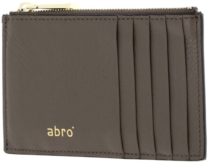 abro kaarthouder Leather Dalia Wallet Tope Taupe