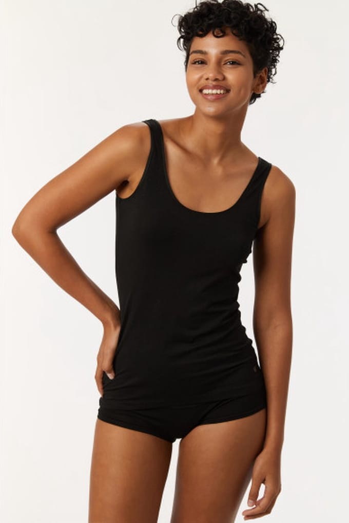 Woody Singlet Single Pack Zwart M