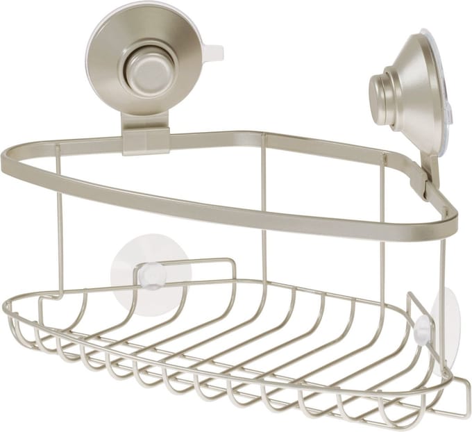 iDesign - Everett Push Lock Suction Corner Caddy