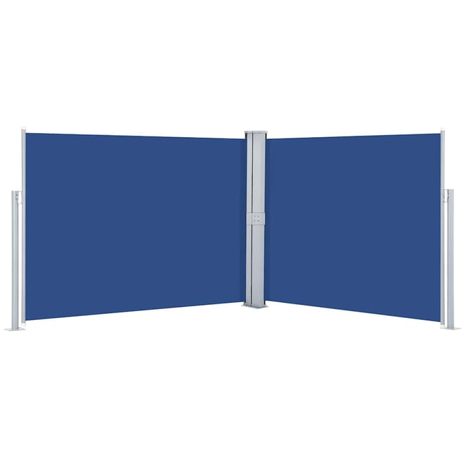 vidaXL - Windscherm - uittrekbaar - 140x1000 - cm - blauw