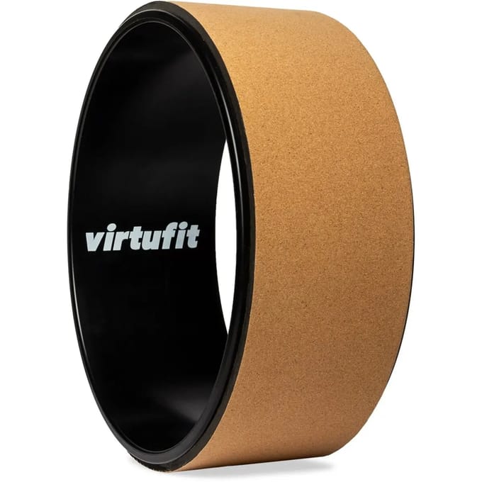 VirtuFit Premium Kurk Yoga Wiel - Ecologisch - 33 cm