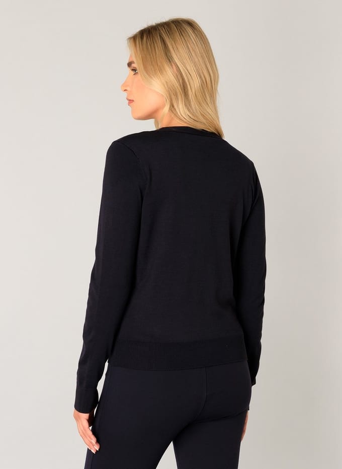 BASE LEVEL Yvon Vest - Dark Blue - maat 48
