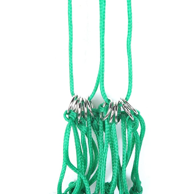 Filet à fourrage de taille moyenne, solide et durable, en nylon, à alimentation lente, avec soudure par galvanoplastie argentée blue
