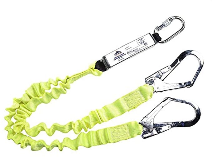 Elastische Dubbele Vallijn met Schokabsorptie - Geel - FP52YER