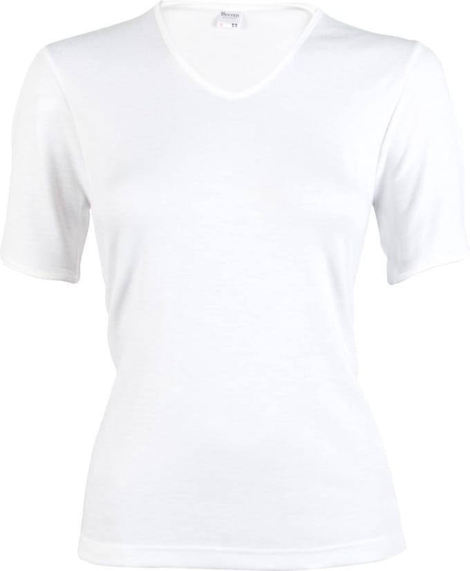 Beeren Dames Thermo Shirt Korte Mouw Wolwit S