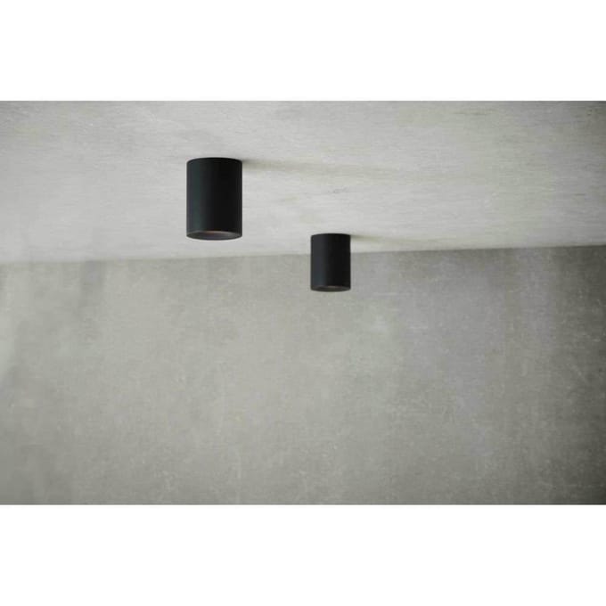 LOOM DESIGN LED plafondlamp Nyx, zwart, IP54