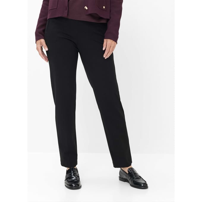Raphaela by Brax Dames Instapbroek  Style CILLY BLACK, zwart, maat 48