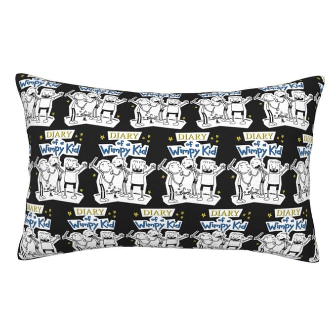 Journal d'un dégonflé Housse de coussin rectangulaire Décoration Chambre à coucher Lit Maison Confort Coussin d'appoint 60x40cm