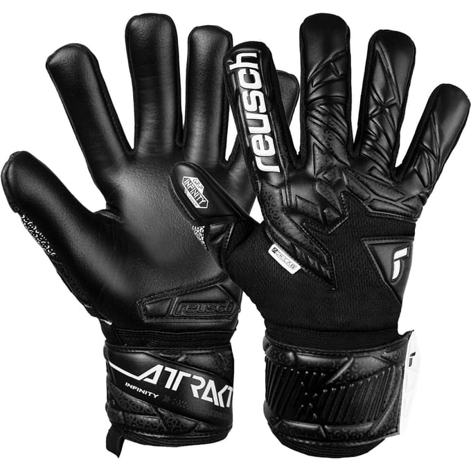 Reusch Attrakt Infinity NC Junior Black - Keepershandschoenen - Maat 5