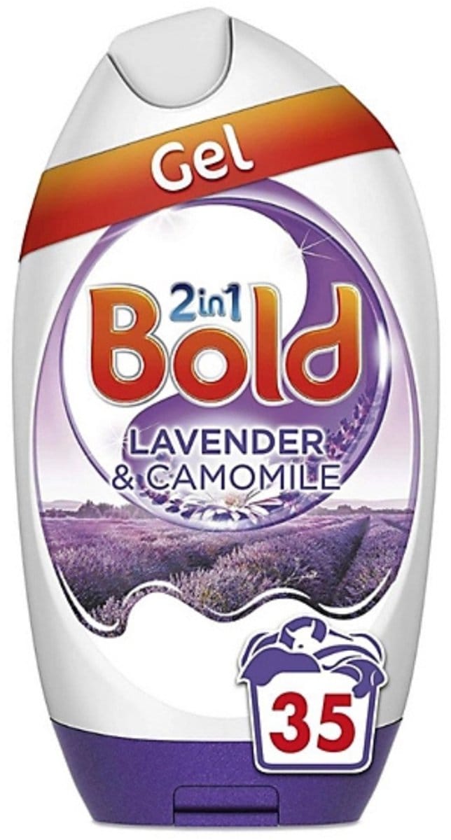 BOLD - Wasgel - 2 in 1 - Lavendel en Kamille - 35 Wasbeurten - 1 stuk