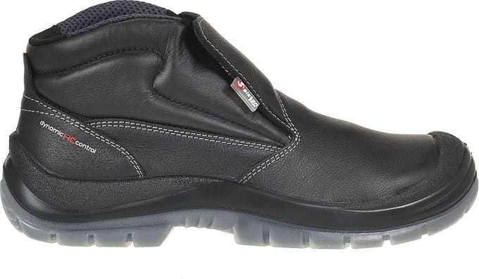 Sixton werkschoenen Aviano Zwart instap hoog airplus - S3 SRC Maat 43