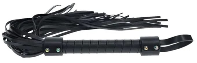 Flogger Venice Collection - Seks zweep - Erotisch speelgoed - BDSM Bondage - Flogger - Zwart
