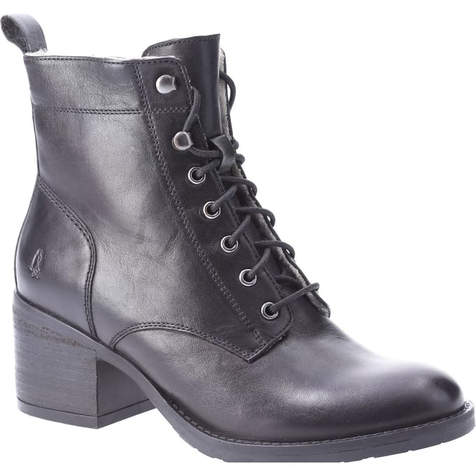 Hush Puppies Harriet Leren Vrouwen Laarzen Zwart