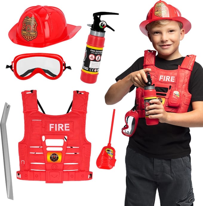 Boland - Set kind Brandweerman - Kinderen - Jongens en meisjes - Brandweerman -