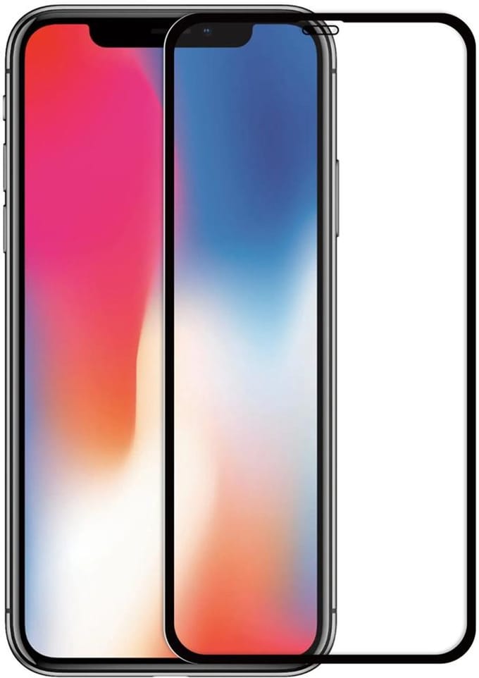 ScreenArmor Full Cover Tempered Glass Screenprotector voor iPhone 11 Pro / XS / X