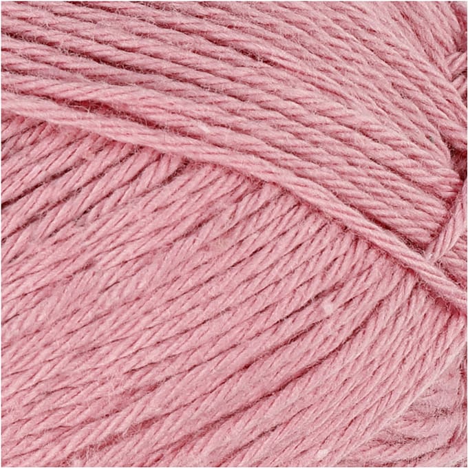 Katoengaren, afm 8/4, L: 170 M, needle 3-3,5, lichtrood, 50 gr/ 1 bol