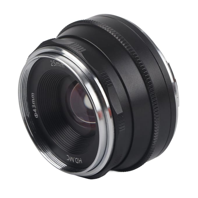 25mm F1.8 Meerlaagse Coating Mirrorless Camera Lens EF m EOSM Mount voor zilver