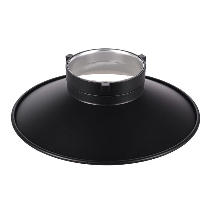 120 Graden Groothoek Fotografie Flitsreflector Bowens Mount Diffuser Schotel Aluminiumlegering Opnameaccessoires gray