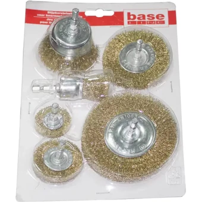 Baseline Staalborstel Set – 6 Stuks