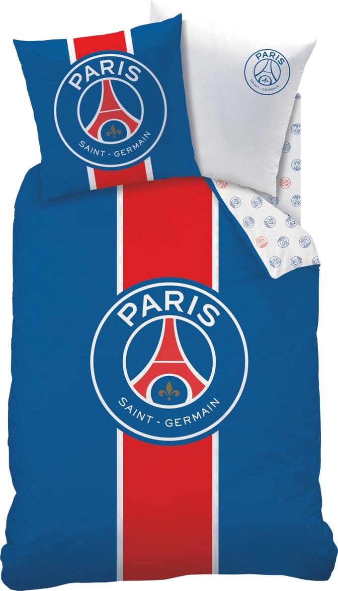 Paris Saint Germain Classic - Dekbedovertrek - Eenpersoons - 140 x 200 cm - Katoen
