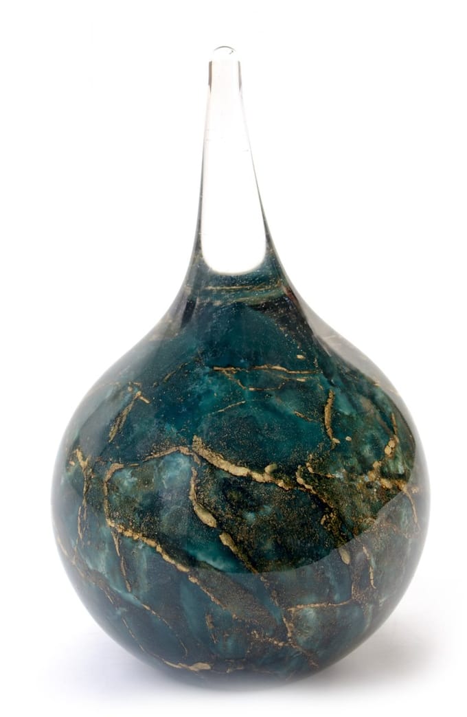 Loranto - Urn - Mini Urn Druppel - Glasurn - Kleine Urnen voor Thuis