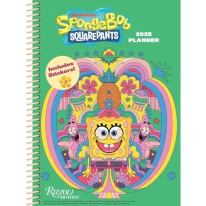 Spongebob Squarepants 12-Month 2025 Planner Calendar - Viacom International, Inc.