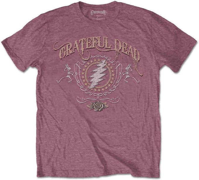 Grateful Dead - Bolt Heren Tshirt - XXL - Rood