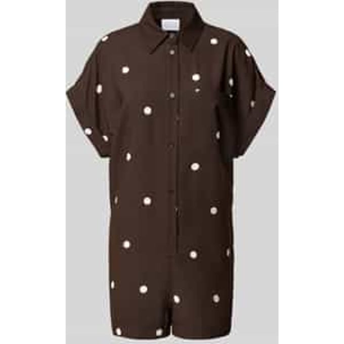 Losse jumpsuit met knoopdetail - curated by Mary Braun