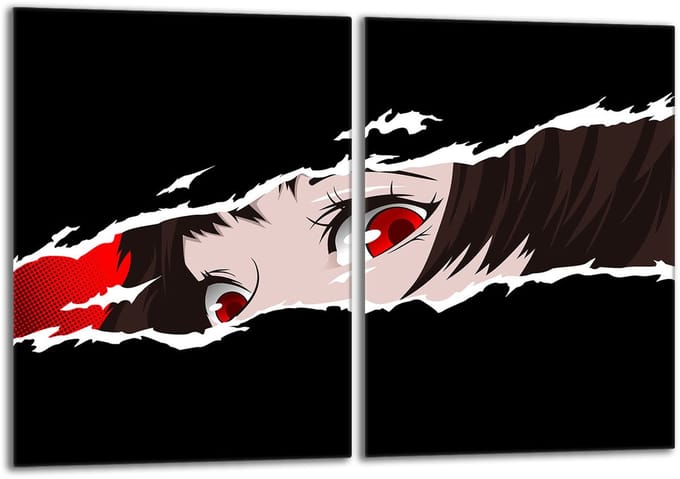TMK ArtDeko - Snijplank - Glas - Anime - 2x40x52 cm